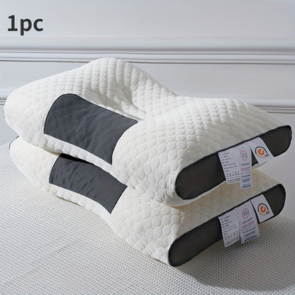 1pc Knitted Pillow SP Neck Protection, Sleep Massage Pillow Core, Household Pillow Moisture Absorption Breathable, Bedding Living Room Bedroom Decoration Pillow
