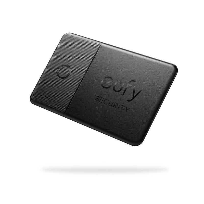 eufy Security by Anker SmartTrack Card (Black, 1-Pack), Works with Apple Find My (iOS Only), Wallet Tracker, Phone Finder, Water Resistant, Up to 3-Year Battery Life(Android Not Supported)
