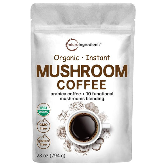 Organic Instant 10 in 1 Mushroom Coffee Powder