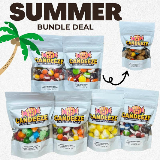 Summer Bundle Deal - Freeze Dried Candy - 6 Pack & 1 Extra