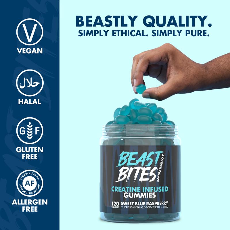 Creatine Infused Gummies - Beast Bites Supplements