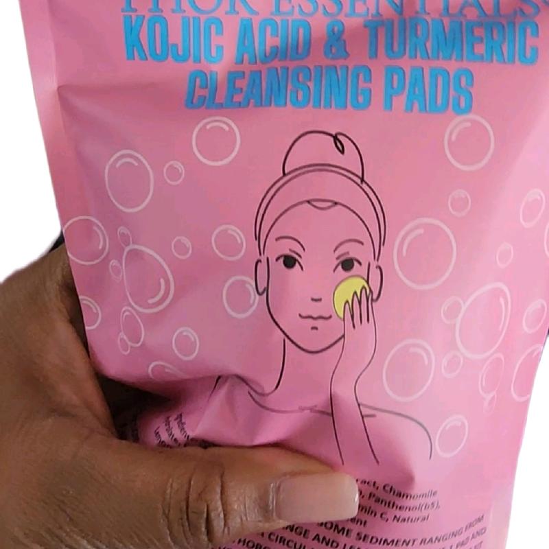 PHOR ESSENTIALS Turmeric Cleansing Exfoliating Pads Facial Cleansing  Skincare