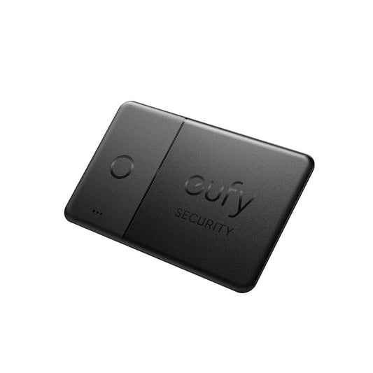 eufy Security by Anker SmartTrack Card (Black, 1-Pack), Works with Apple Find My (iOS Only), Wallet Tracker, Phone Finder, Water Resistant,