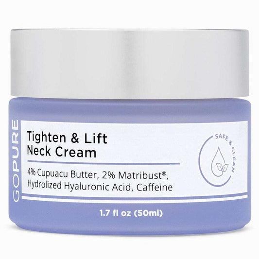 GOPURE Neck Cream - Tighten & Lift Firming Neck Cream for Crepey Skin