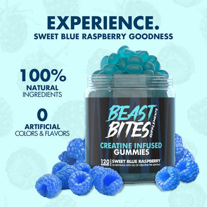Creatine Infused Gummies - Beast Bites Supplements
