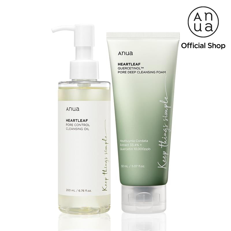 [Anua Official Shop] Double Cleanser Duo for Facial Cleansing