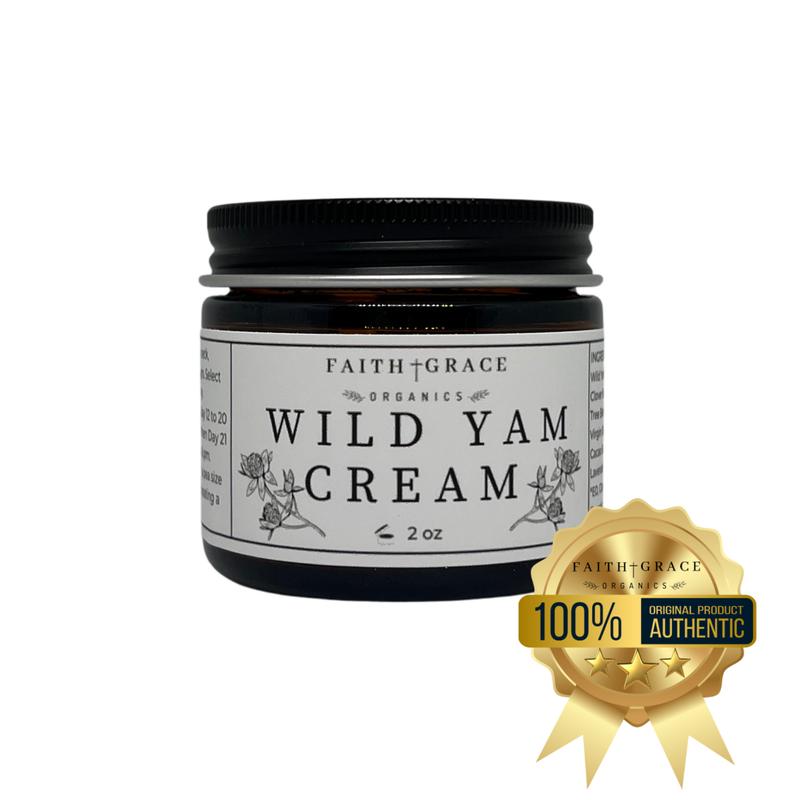 Organic Wild Yam Cream, All Natural, Made in USA
