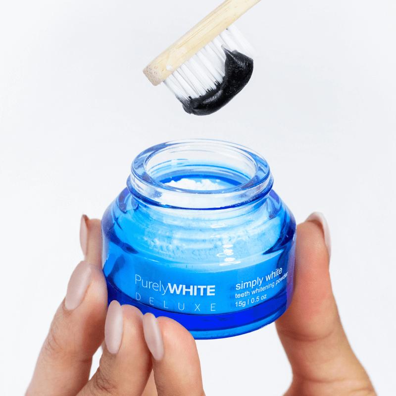 PurelyWHITE | Teeth Whitening Powder | Instant Whitening and Stain Removal