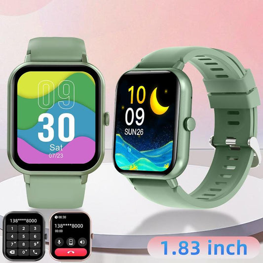 1.83'' Full Touch Screen Multifunctional Smartwatch For iPhone Android Smartphone, 1 Piece Fitness Tracker Smart Watches With Health Monitoring, Fashion Square Smart Watch For Men & Women, Wearable Wristwatch Devices, Spring Gift Ideas, Mother's Day Gift