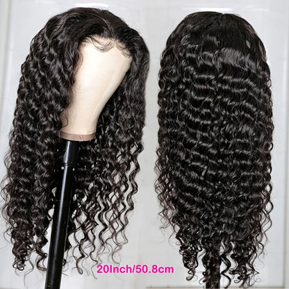 Brazilian Deep Wave Lace Wig - Pre-Plucked with Baby Hair, 150% Density, Natural Look - Versatile for All Occasions