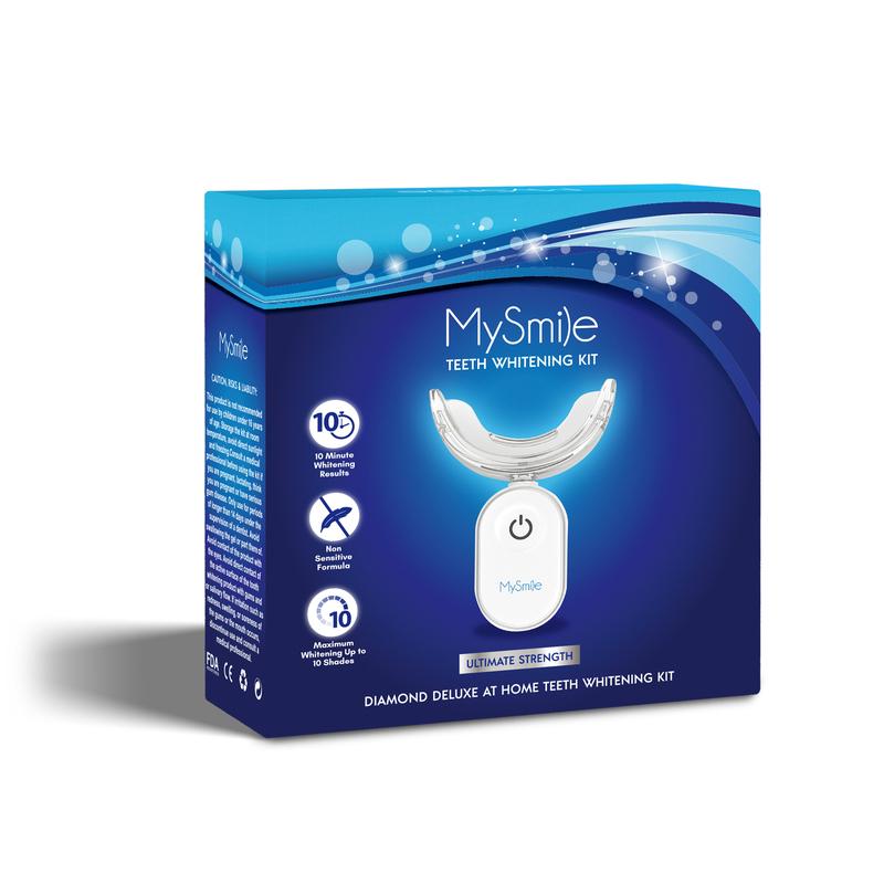 MySmile Ultimate 10 Min Teeth Whitening Kit with 28 LED Light, 35% Carbamide Peroxide Teeth Whitening Gel, Helps Remove Years of Stains from Coffee, Soda, Wines, Smoking, Food Mothers Day Gifts tiktok shop