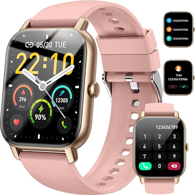 1.83'' Full Touch Screen Multifunctional Smartwatch For iPhone Android Smartphone, 1 Piece Fitness Tracker Smart Watches With Health Monitoring, Fashion Square Smart Watch For Men & Women, Wearable Wristwatch Devices, Spring Gift Ideas, Mother's Day Gift
